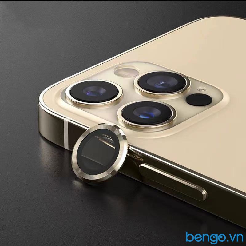 Dán Cường Lực Bảo Vệ Camera iPhone 12 Pro/12 Pro Max MIPOW Alumium Viền Màu