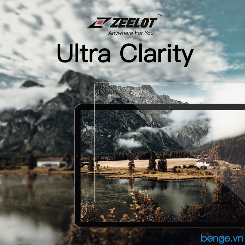 Dán Cường Lực Samsung Galaxy Tab S7/S7+ ZEELOT PureShield 2.5D Clear
