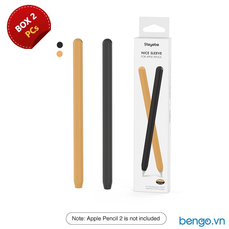 Vỏ Ốp Silicone Stoyobe cho Apple Pencil 2 - Nhiều màu sắc