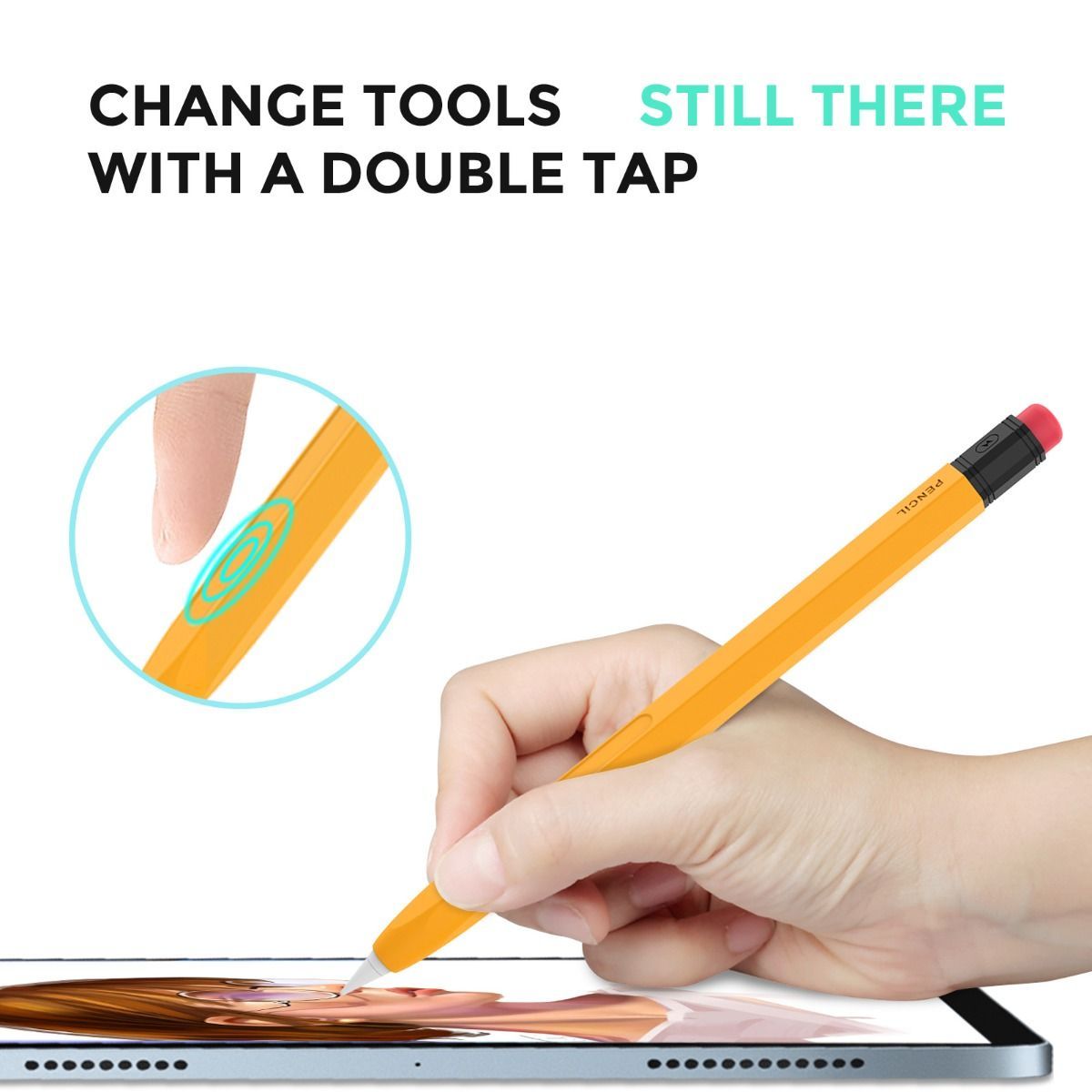 Vỏ bảo vệ Apple Pencil Pro/Pencil Gen 2 Ahastyle chống trượt
