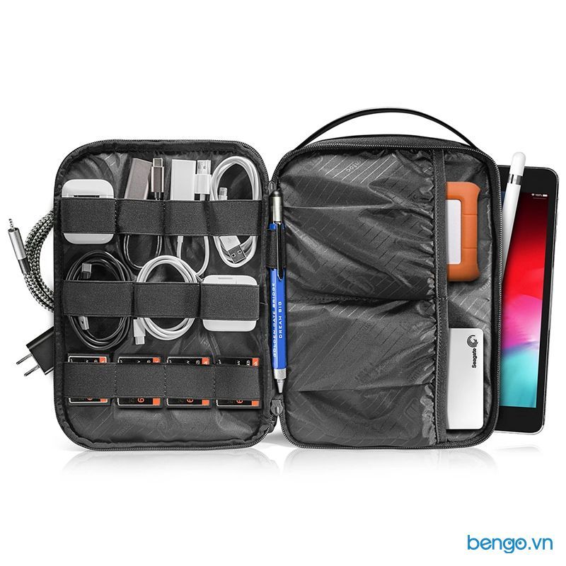 Túi đựng phụ kiện TOMTOC (USA) ELECTRONIC ORGANIZER cho iPad Mini/Tablet 7.9 inch - H01-011D