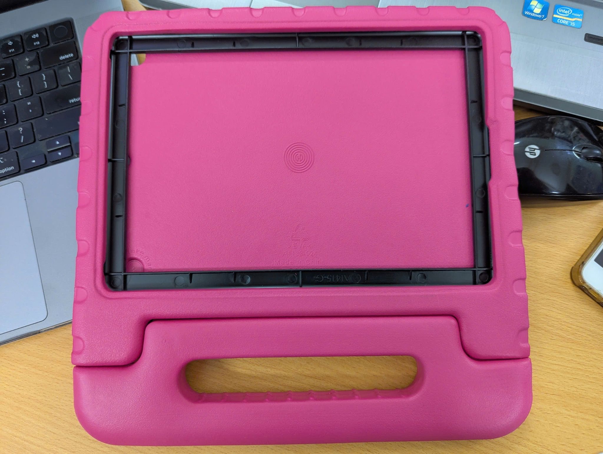Ốp lưng iPad cho trẻ em chống sốc có quai xách nhiều màu sắc ZAKI (nhiều dòng iPad)
