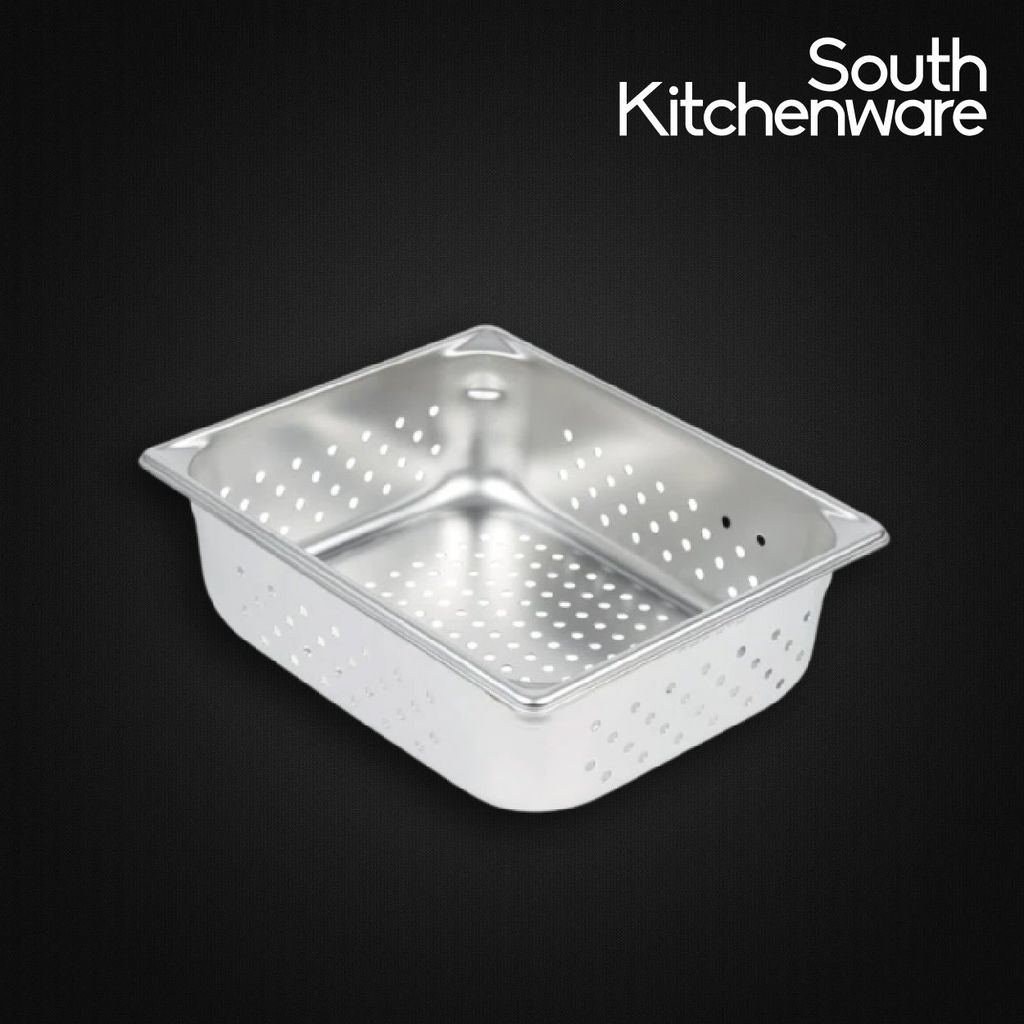 Khay GN 1/2 cao 65mm lỗ to