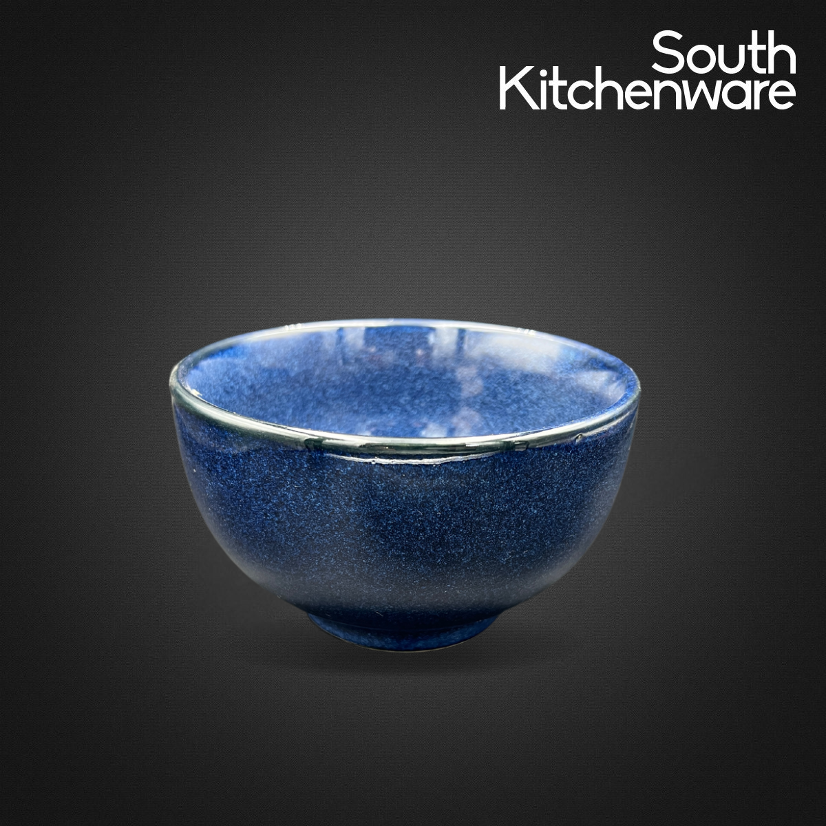 HN_KK BB_HF58 Tô sứ tròn tráng men cao cấp , tô ăn phở/mì màu xanh 13.8x8 cm