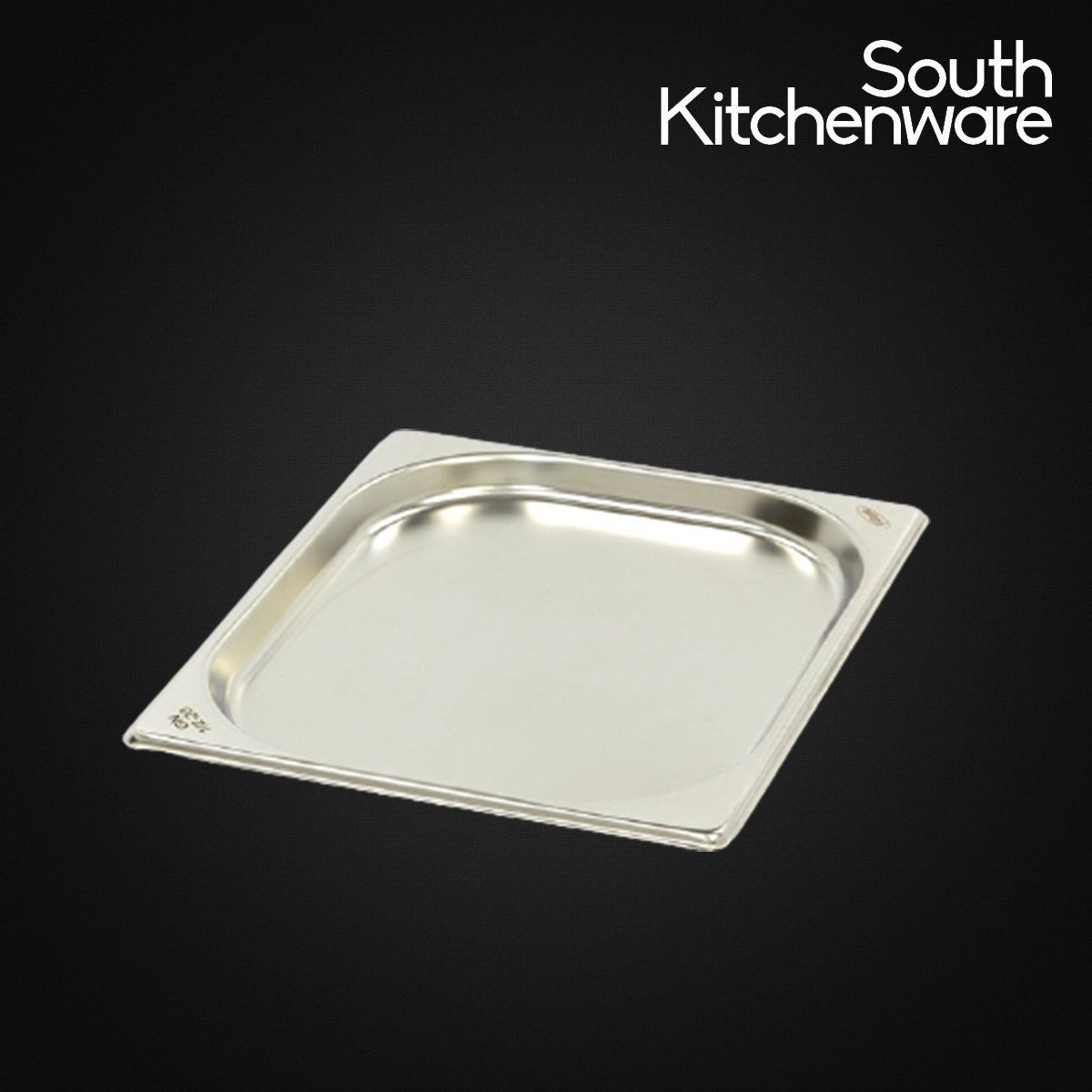 Khay INOX GN 1/2 đựng thực phẩm, topping, cơm 327x265 cao 25mm