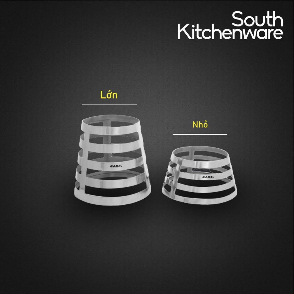 Kệ Inox trưng bày buffet EAST (tròn)