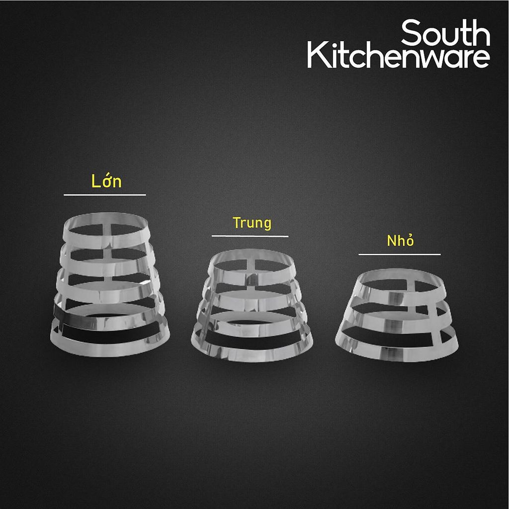 Kệ Inox trưng bày buffet (tròn Lớn)