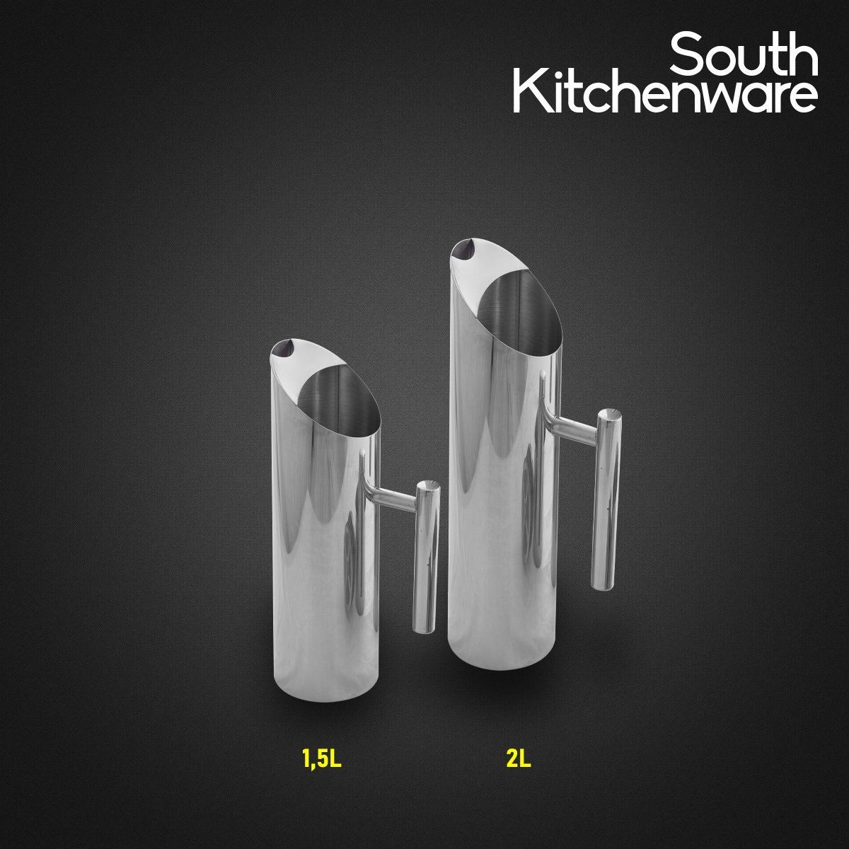 Bình Inox Rót trà miệng xéo 1L