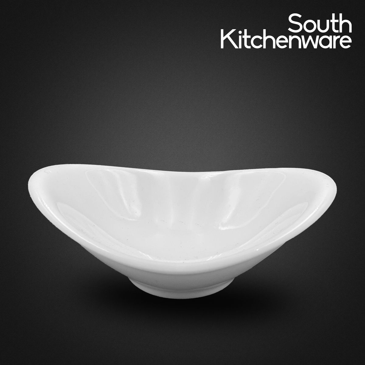 Chén chấm oval 9x6cm Misc_Assortment Lys Trắng Ngà sứ tráng men cao cấp Minh Long