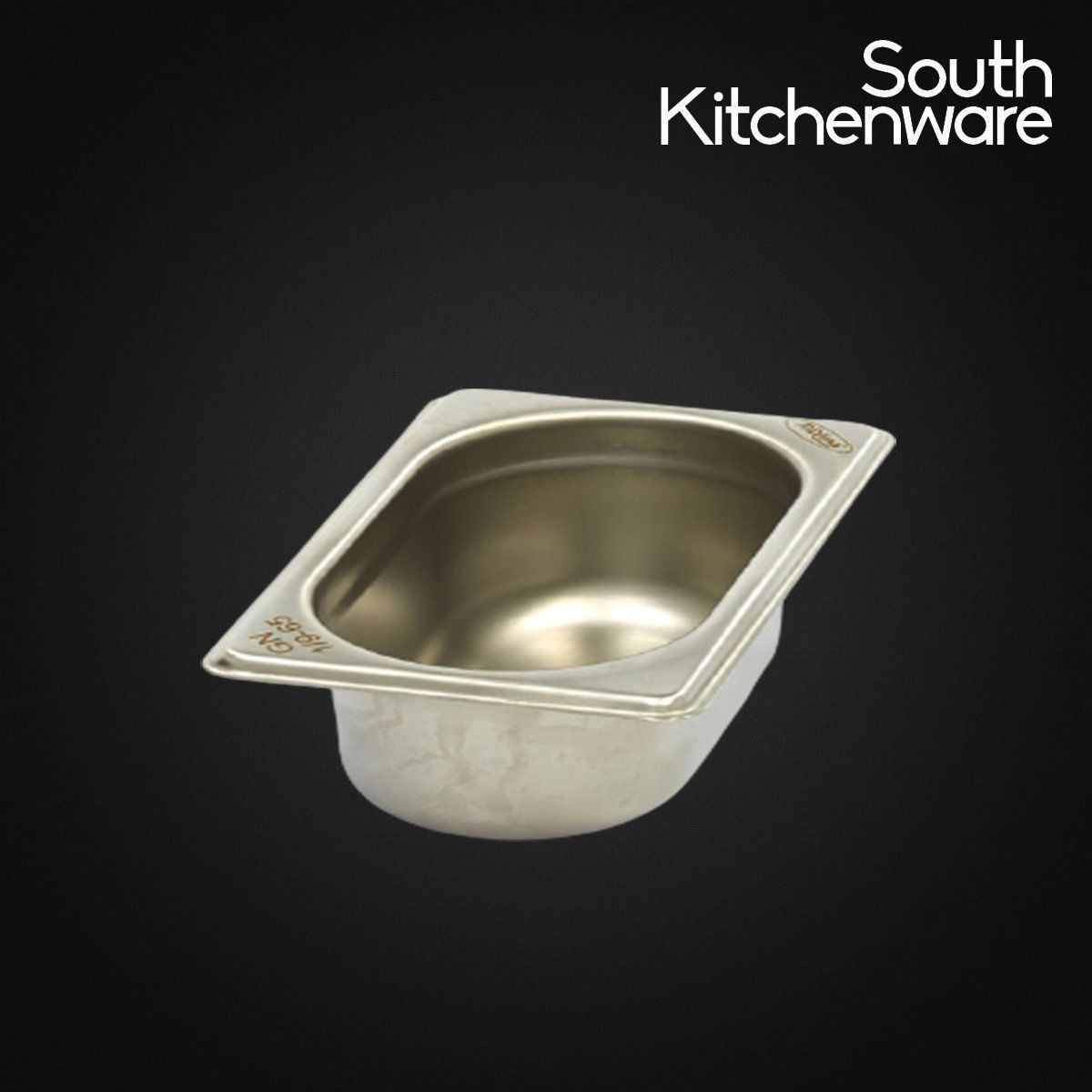 Khay INOX GN 1/9 đựng thực phẩm, topping, cơm 176x164 cao 65mm