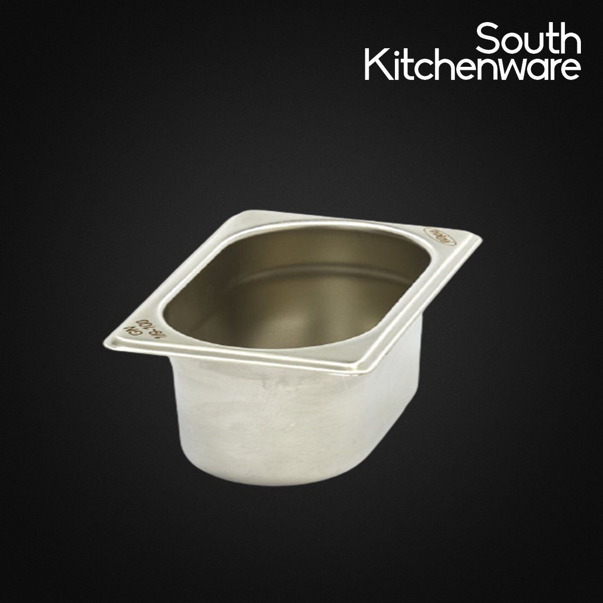 Khay INOX GN 1/9 đựng thực phẩm, topping, cơm 176x164 cao 100mm