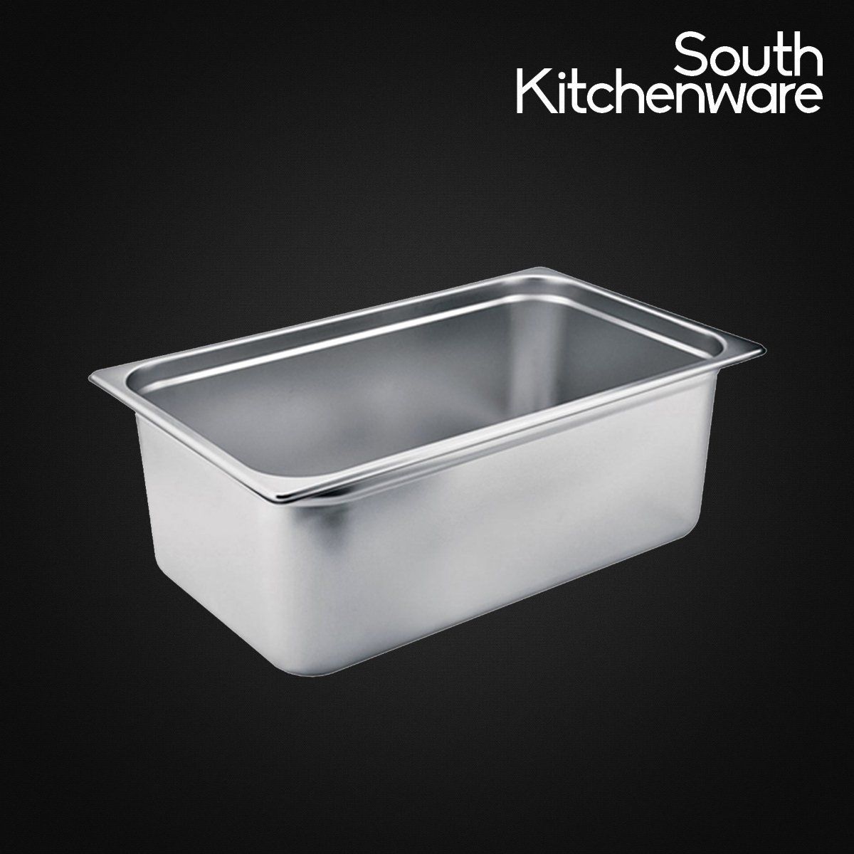 Khay INOX GN 1/1 đựng thực phẩm, topping, cơm 530x327 cao 200mm