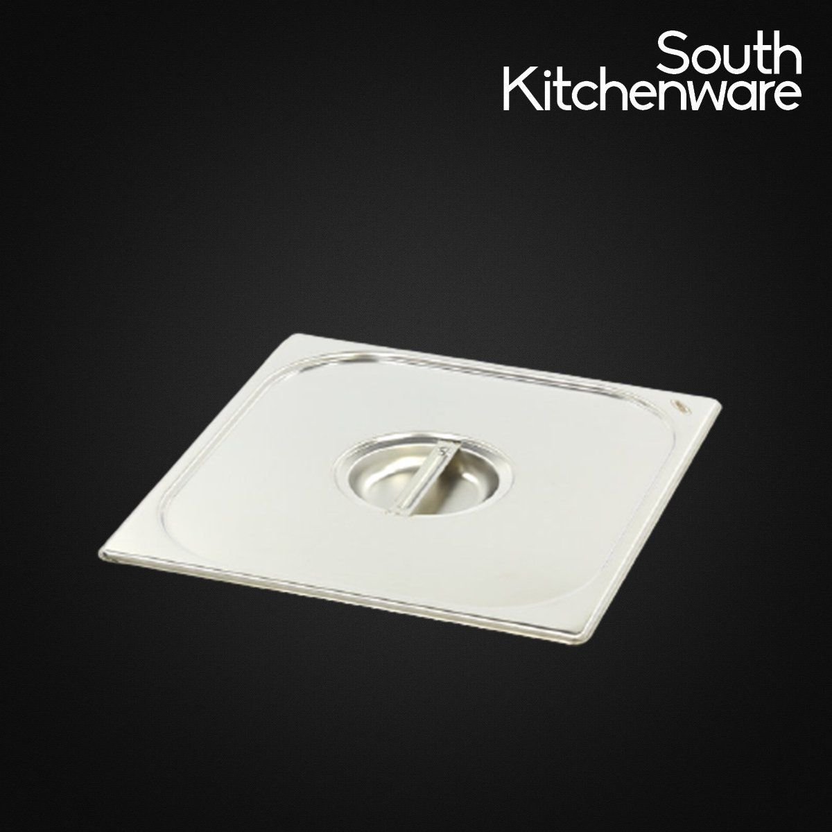Nắp khay Inox GN 2/3 đựng thực phẩm, topping, cơm (353x325 cao 25mm)