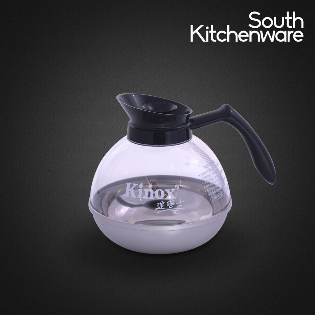 Bình hâm cafe thủy tinh kinox xịn