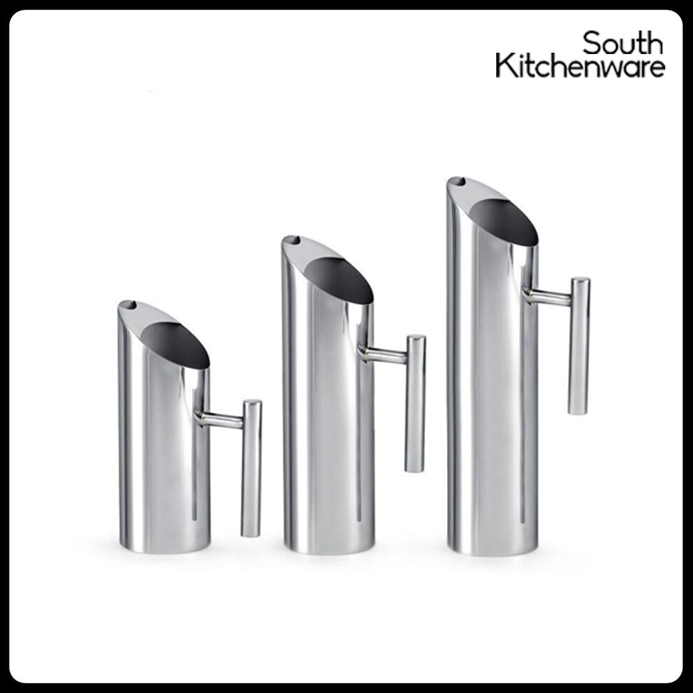 Bình Inox Rót trà miệng xéo 1L