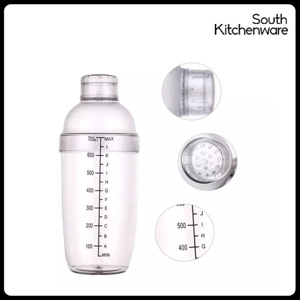 Bình Lắc 750ml Shaker nhựa Pha chế Trà Sữa , Cocktail , Cafe