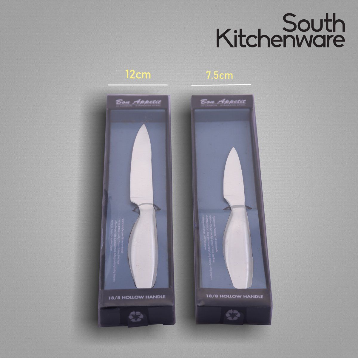 Dao cán inox 12cm