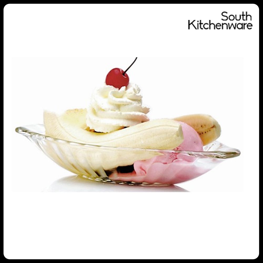 Dĩa Kem thuyền Alaska Banana Split Dish Ocean