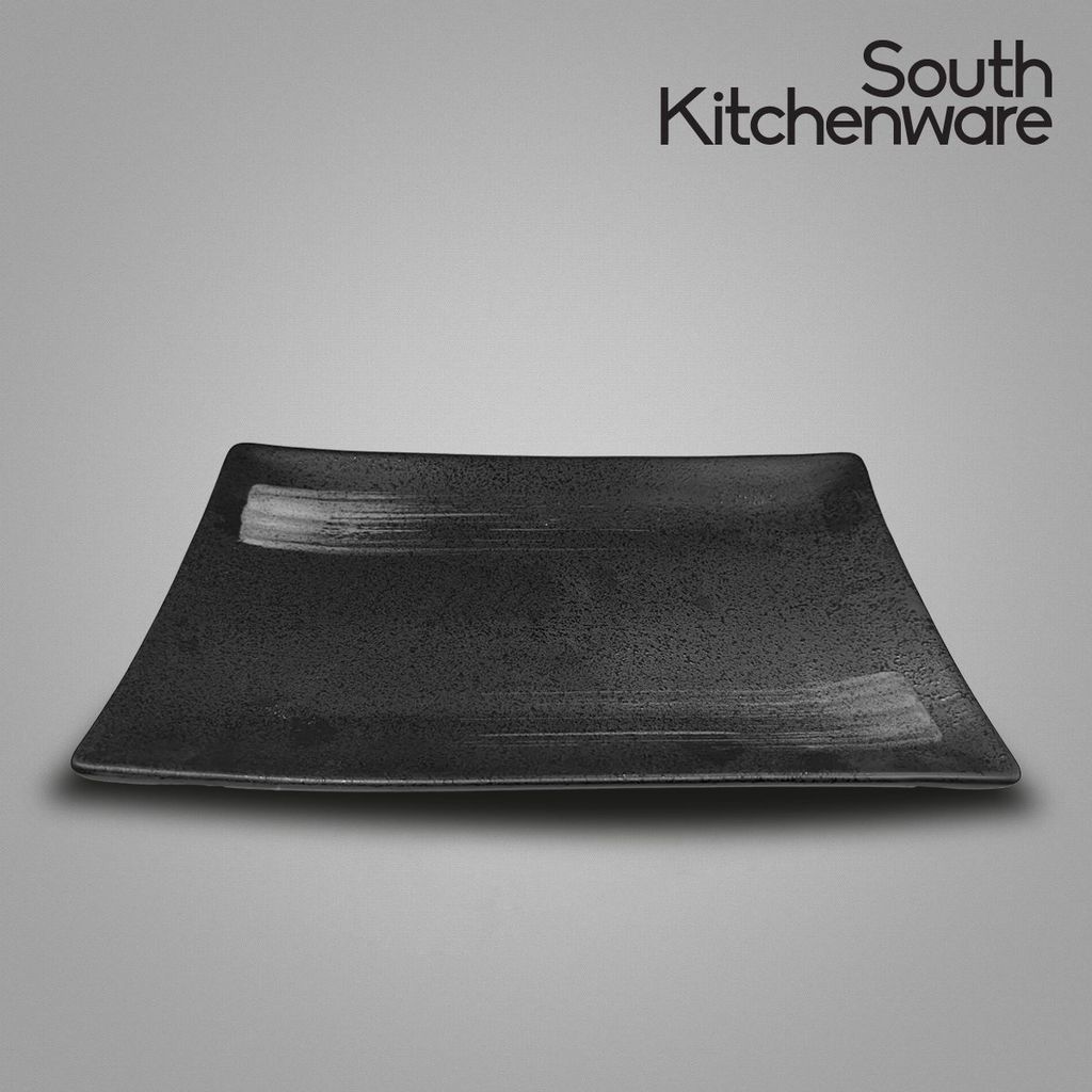 HN_KK KF031 Dĩa sứ tráng men cao cấp Cường Phát phong cách Nhật Bản thanh lịch, tối giản 30x18x2 cm
