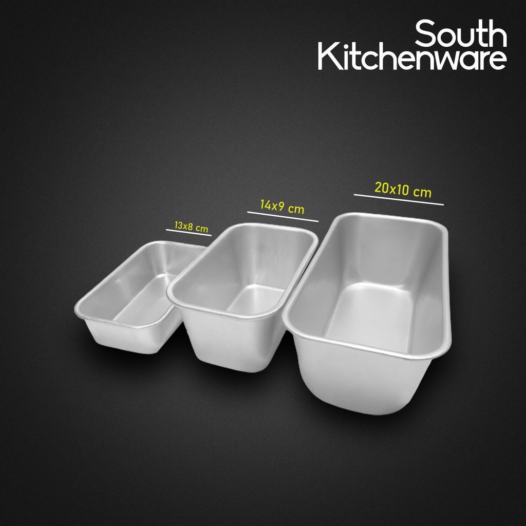 Khuôn bánh nhôm chữ nhật A04