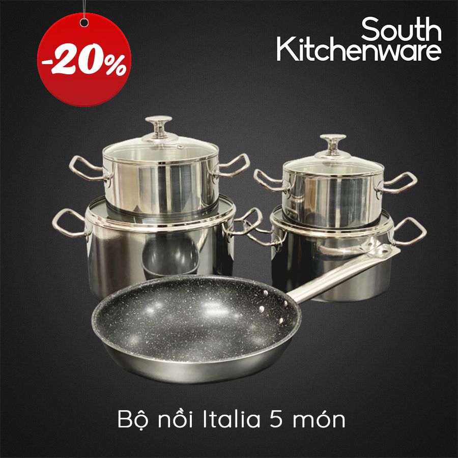 BỘ NỒI ITALIA 5 MÓN