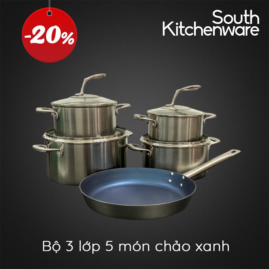 BỘ 3 LỚP 5 MÓN CHẢO XANH
