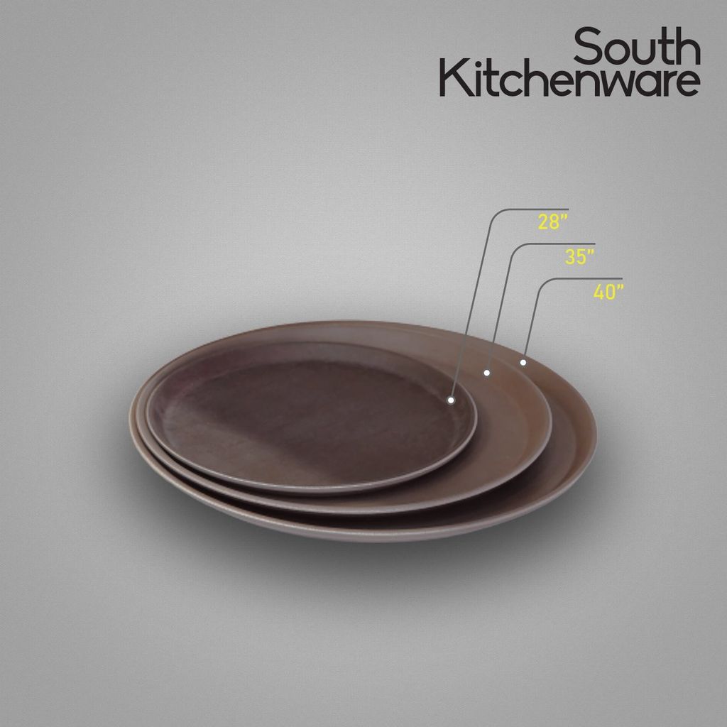 Khay phục vụ tròn chống trượt nhỏ (phi 28)