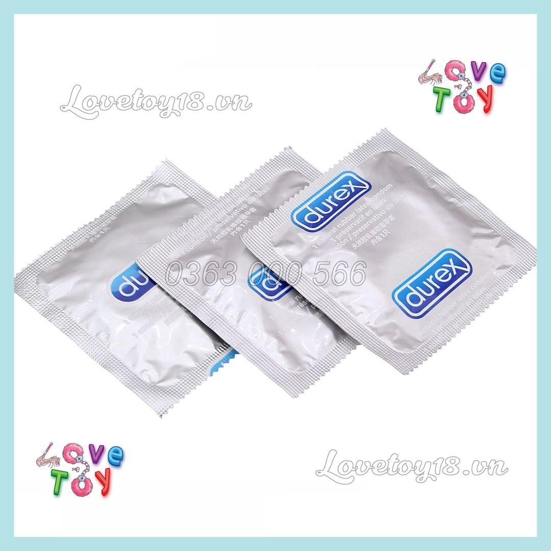 Bao Cao Su Durex Invisible Extra Lubricated Hộp 10 Cái