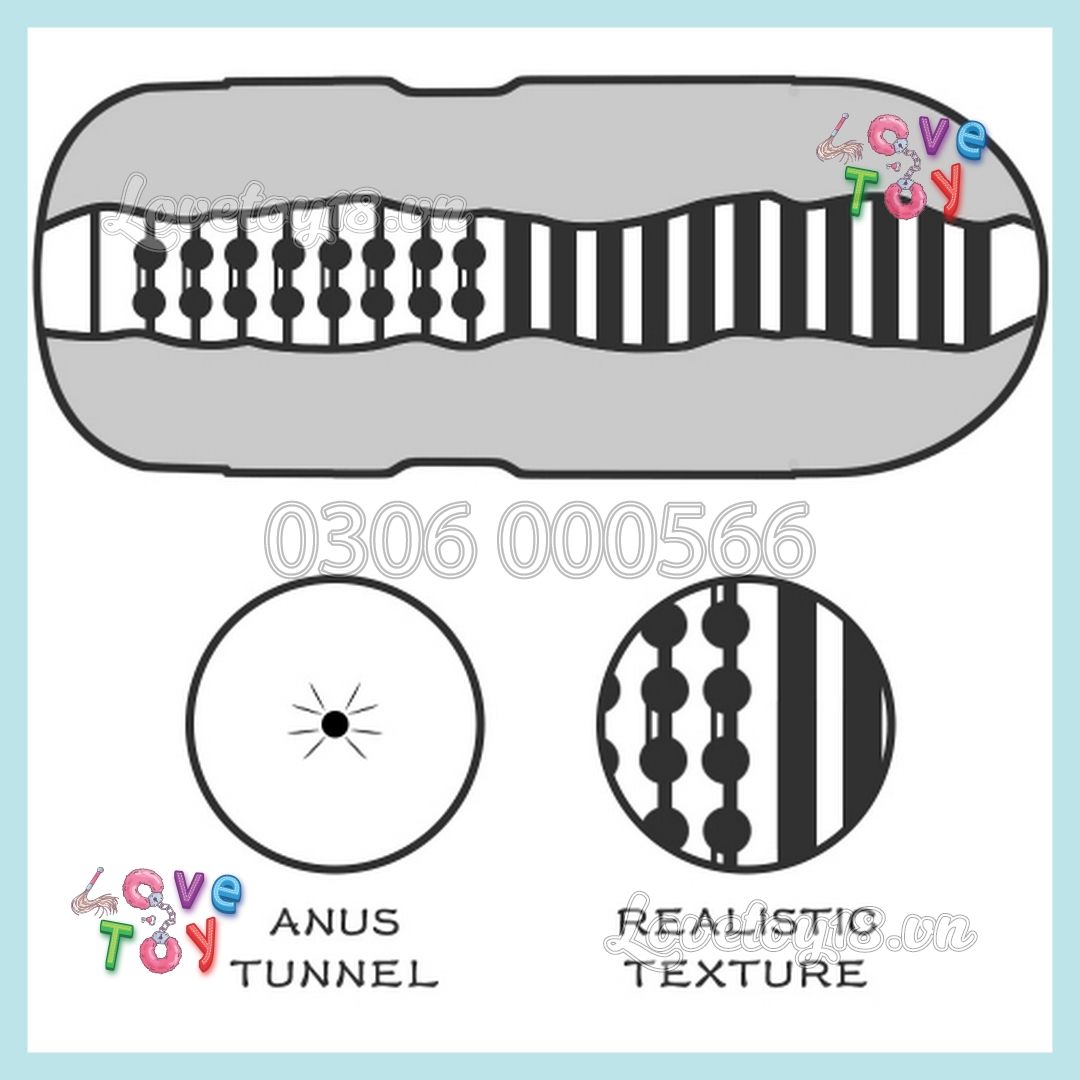 Âm Đạo Giả Ngụy Trang Lovetoy Có Rung Màu Vàng