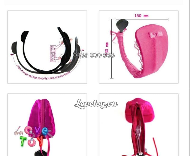 QUẦN LÓT SIÊU RUNG ĐIỀU KHIỂN TỪ XA KÍCH THÍCH ÂM ĐẠO ( QL01 )