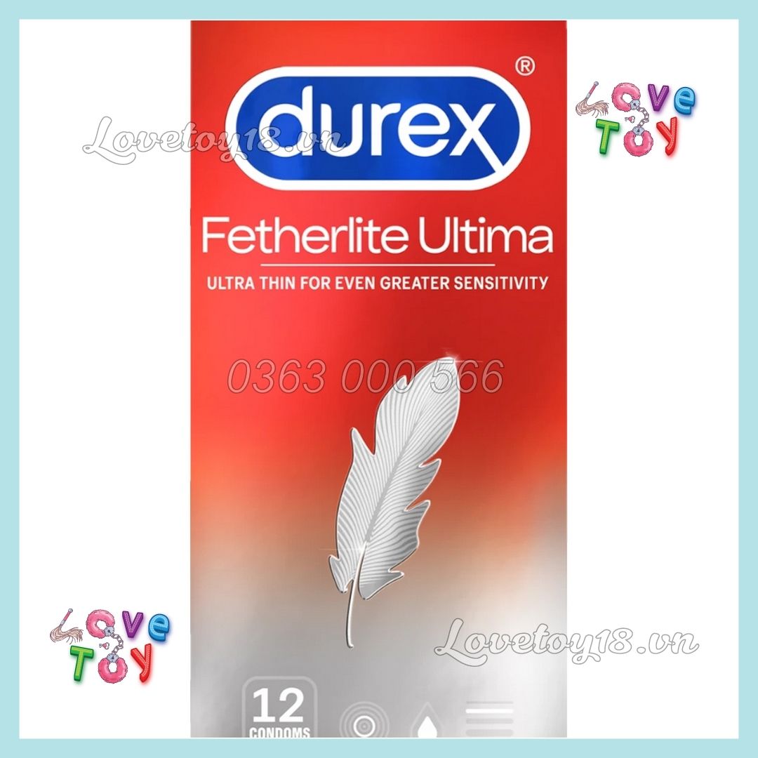 Bao Cao Su Durex Fetherlite Ultima Hộp 12 Cái