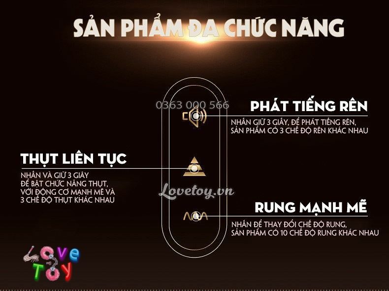 ÂM ĐẠO GIẢ CẦM TAY TỰ ĐỘNG NANO RUNG THỤT (AD-NANO)