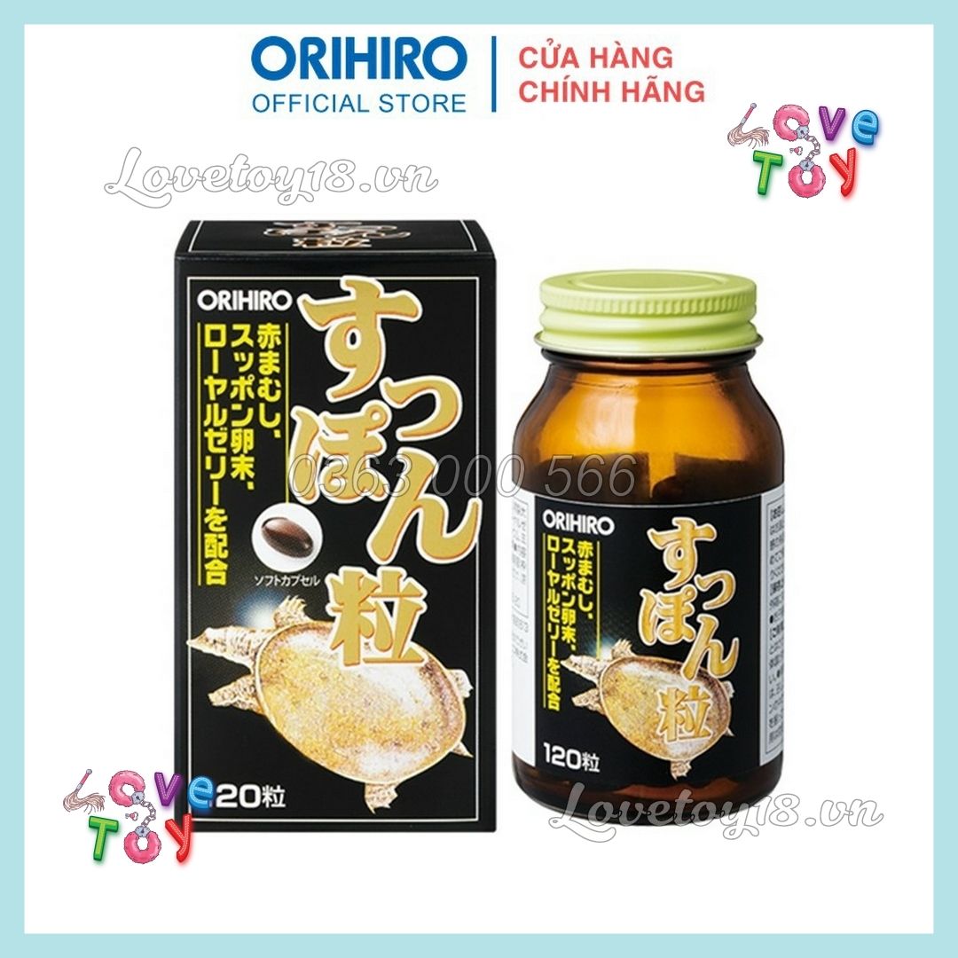 Viên uống tăng cường sinh lực chiết xuất ba ba Orihiro 120 viên