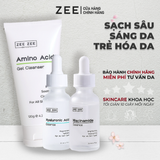  Bộ Sản Phẩm Sạch Sâu Dưỡng Sáng Trẻ Hóa Phục Hồi Cho Da Nhạy Cảm Hỗn Hợp Amino Acid, Niacinamide, Hyaluronic Acid | Zee Zee Skincare 