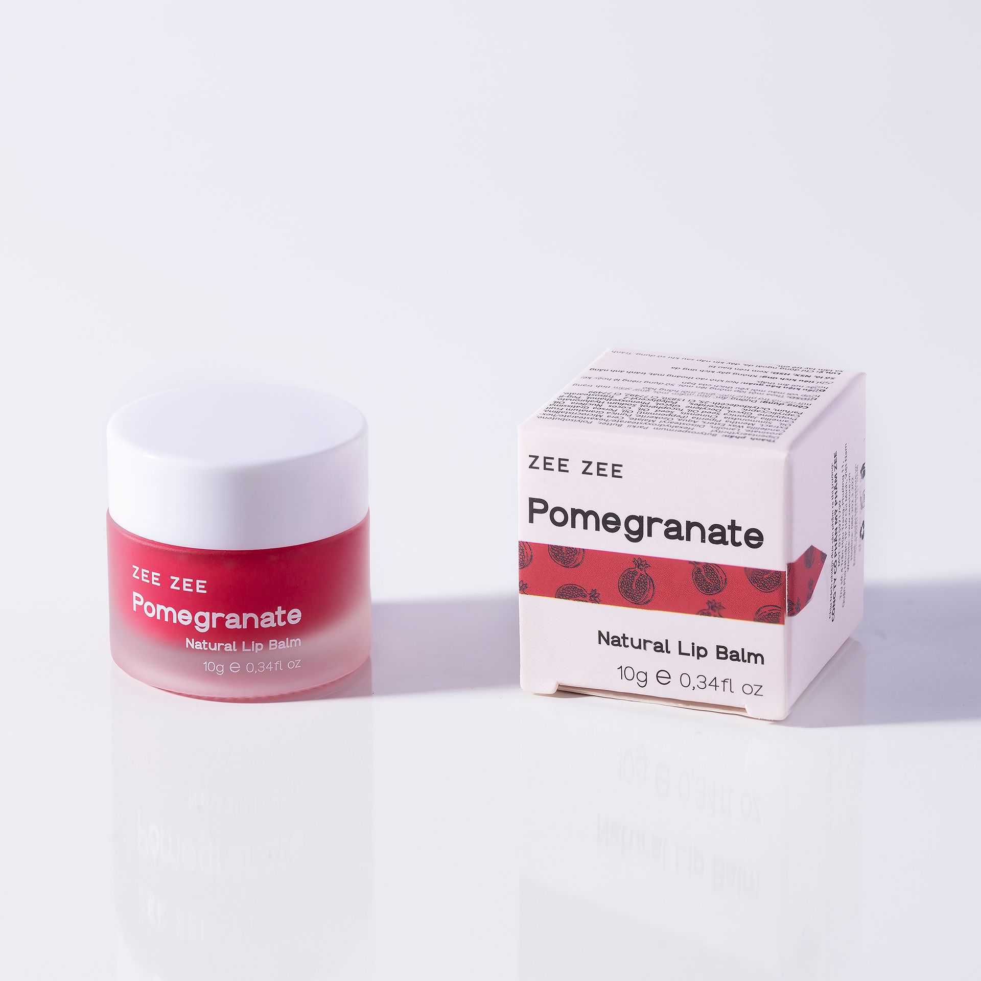 Son Dưỡng Hồng Môi Lựu Đỏ ZEE ZEE - Pomegranate Natural Lip Balm 10g