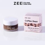  Tẩy Da Chết Môi Hạt Cà Phê ZEE Store Vietnam Giúp Môi Mềm Mại Mịn Màng 20g 