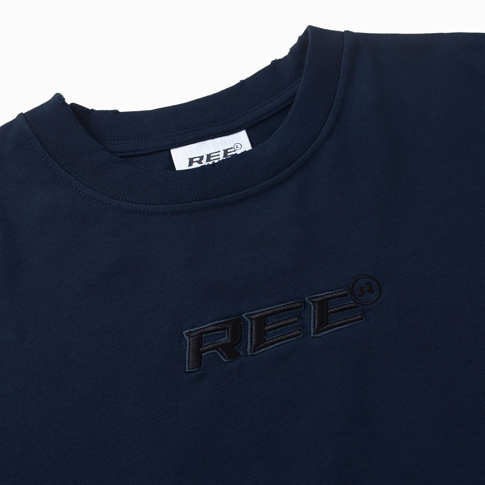 REE WASH TEE - NAVY