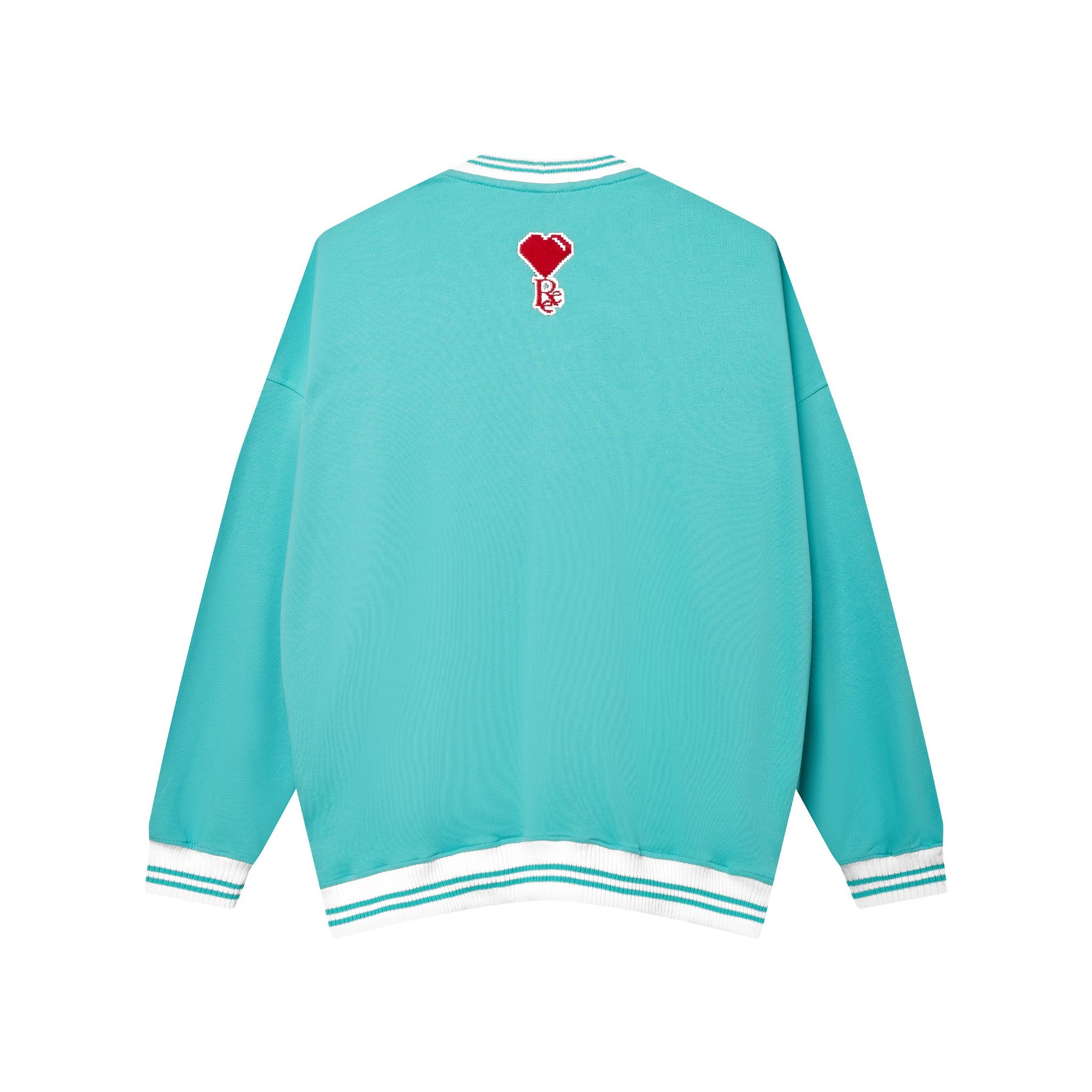 REE HEART CARDIGAN - MINT