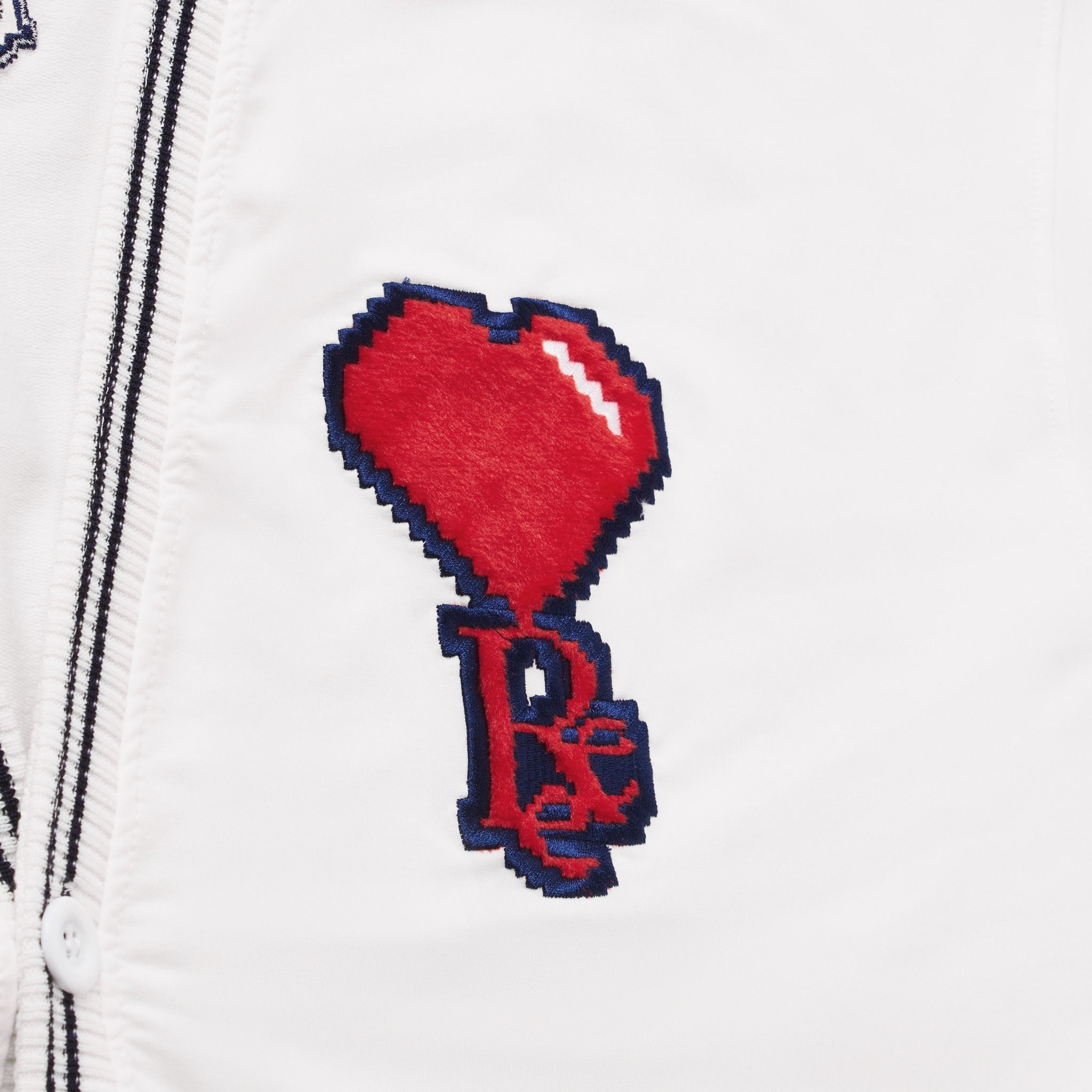 REE HEART CARDIGAN - WHITE