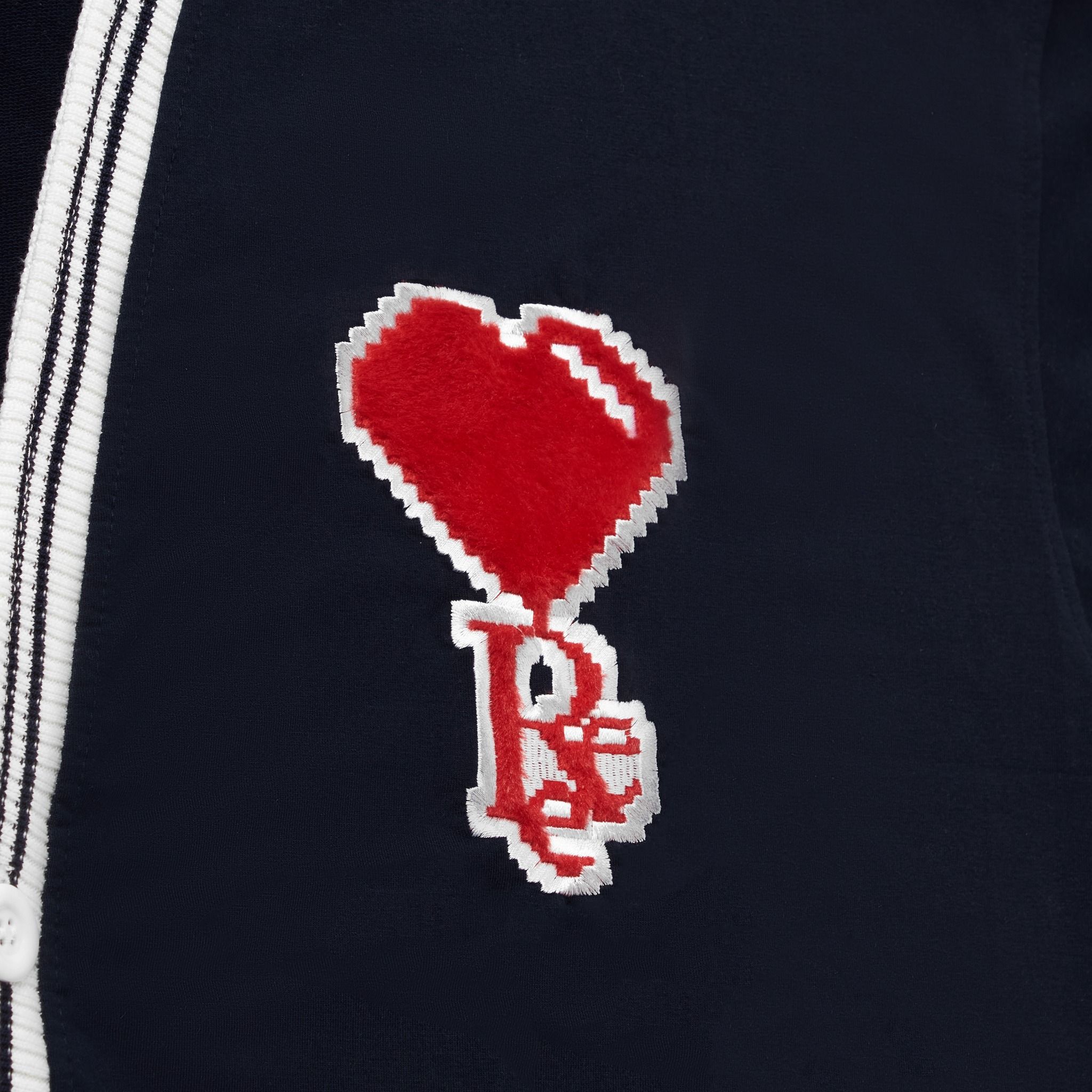  REE HEART CARDIGAN - NAVY 