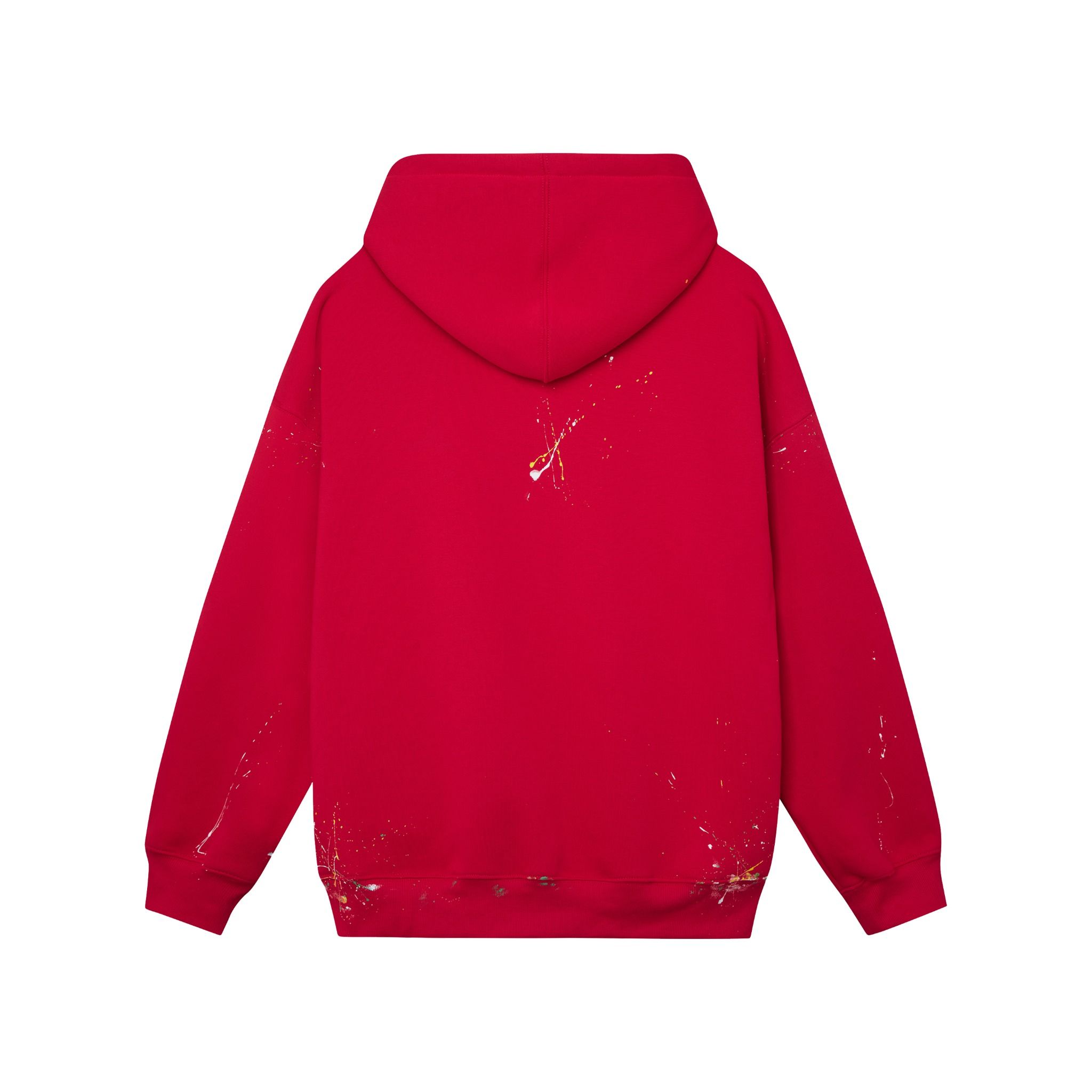 SPLASH INK HOODIE - RED