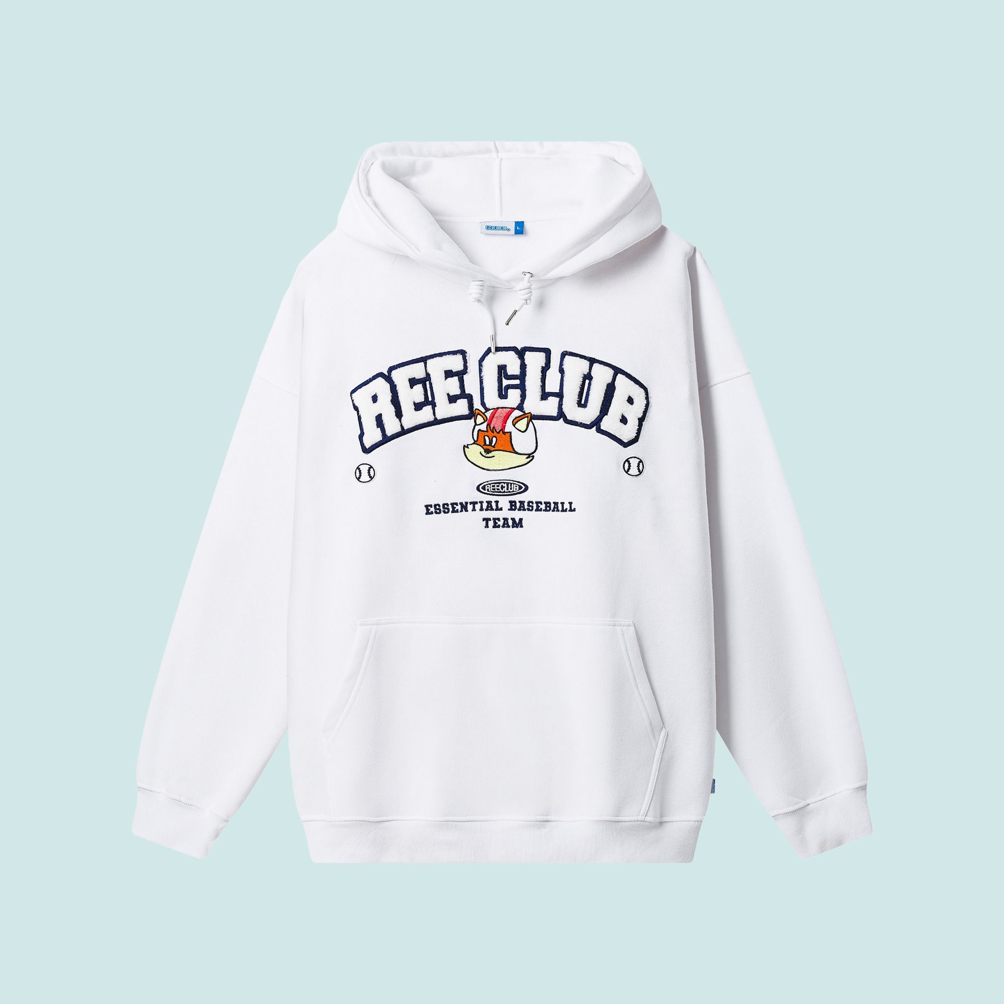 REE CLUB HOODIE - WHITE