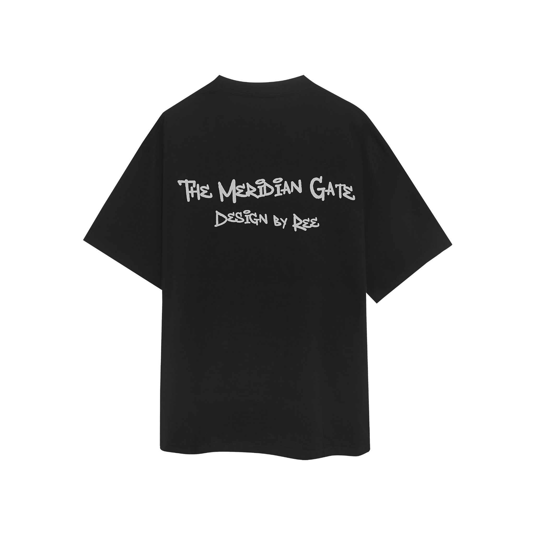 THE MERIDIAN GATE TEE - BLACK