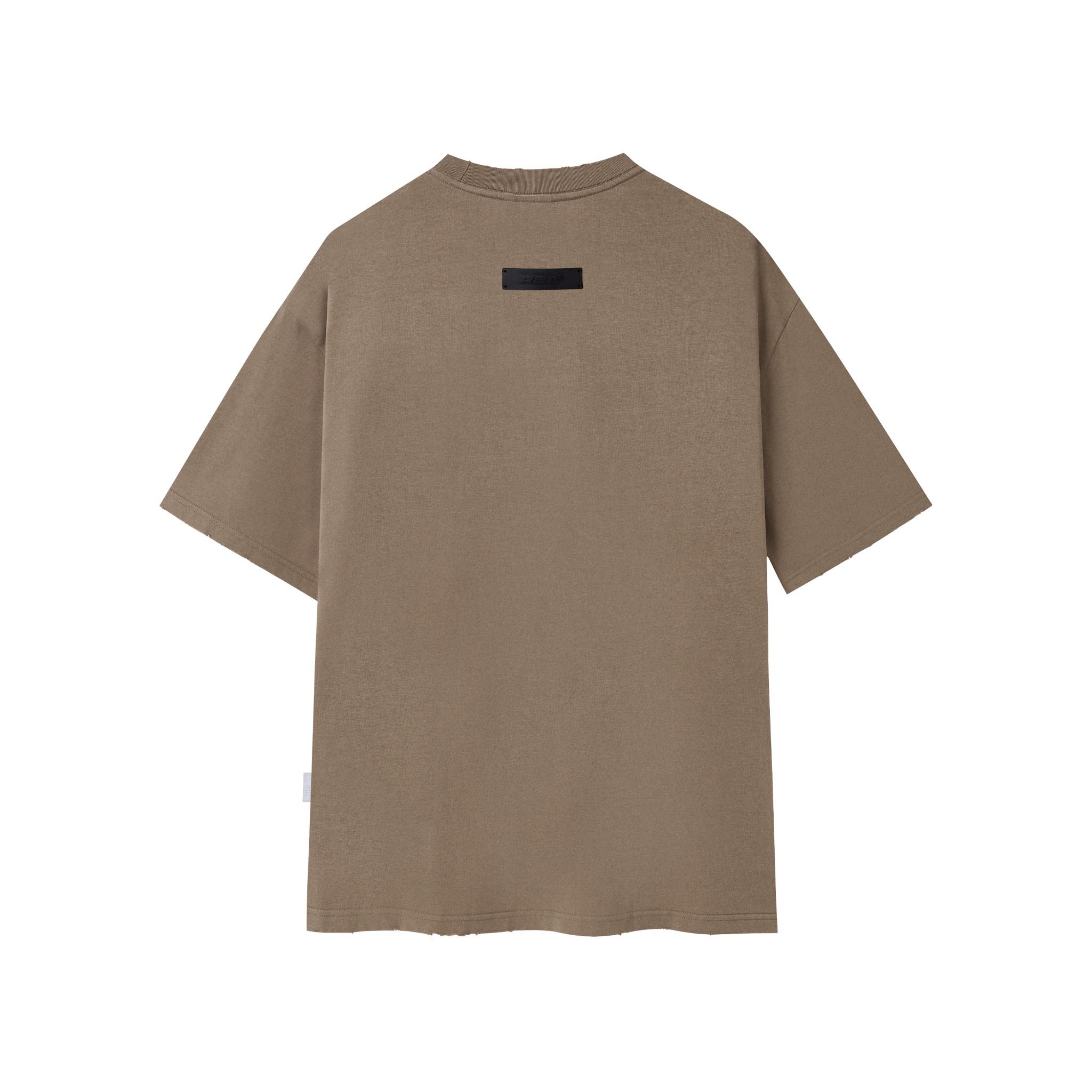 REE WASH TEE - BROWN