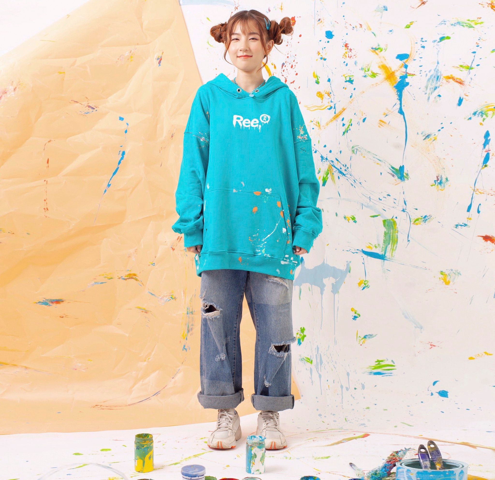 SPLASH INK HOODIE VER.1 - GREEN