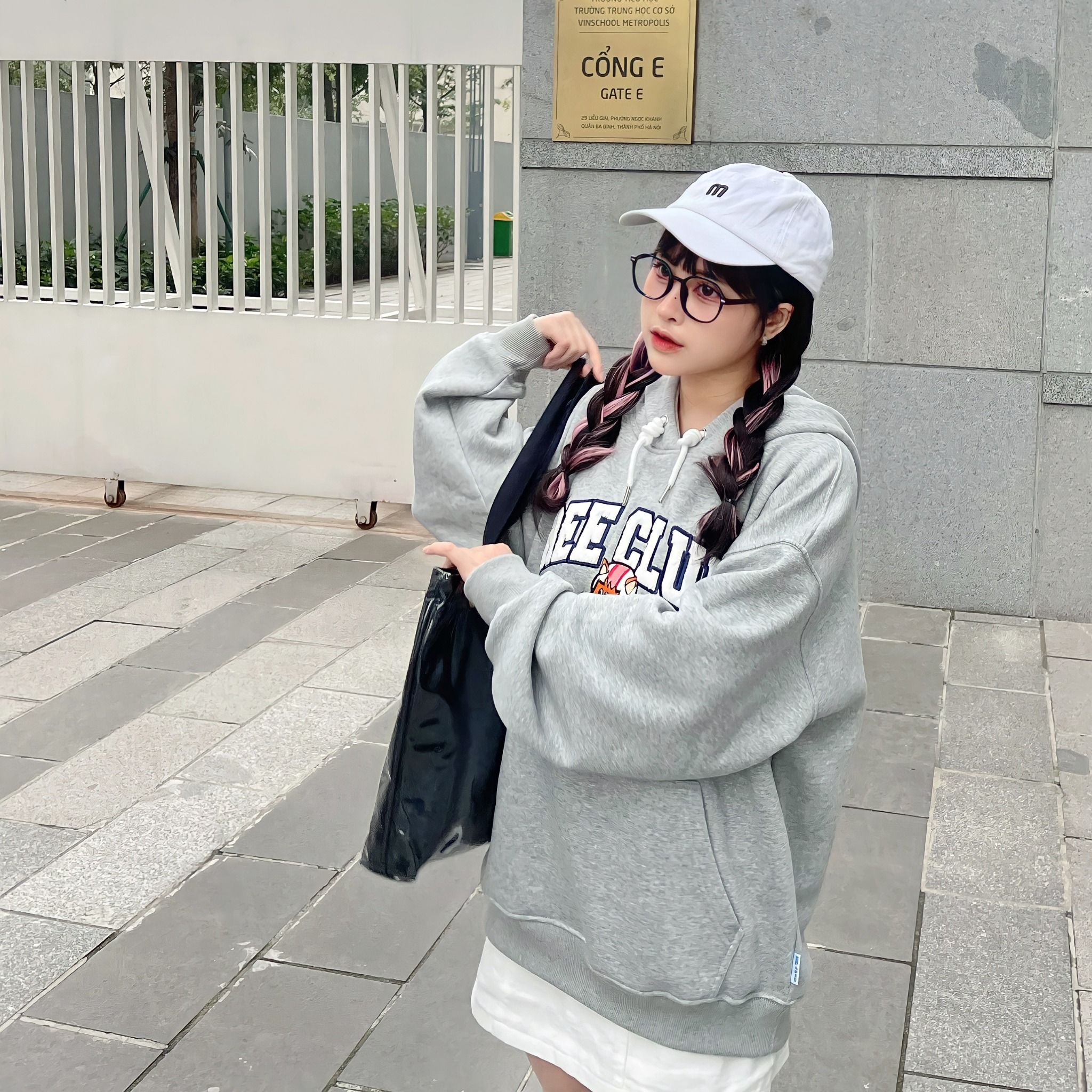  REE CLUB HOODIE - GREY 