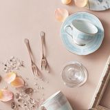  Bộ nĩa bánh màu vàng hồng 5 cái | Noritake Starcrest Pink Gold 210APG-CF5Y 