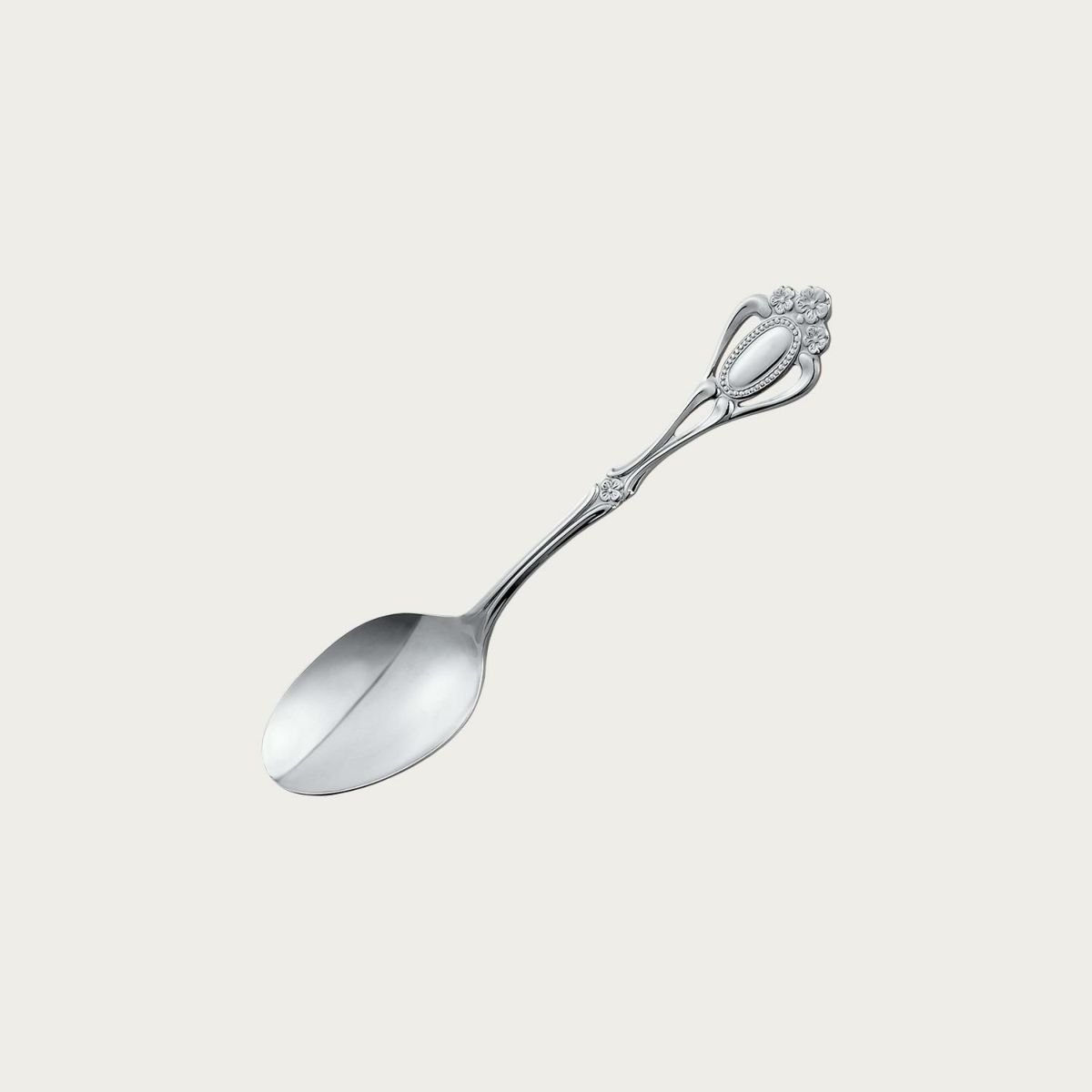  Thìa trà mạ bạc (Nickel silver) dài 13,2cm | Noritake Christine 71N-12Y 