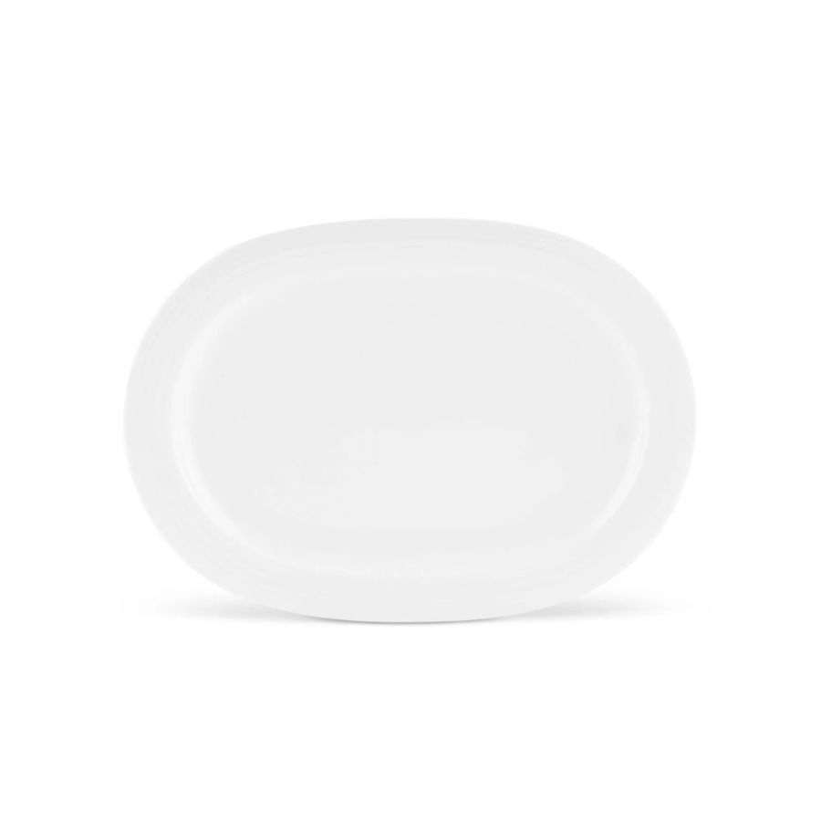 Đĩa Oval cỡ nhỏ (SM) dài 30,6cm sứ trắng | Arctic White 4000-1L - 91445