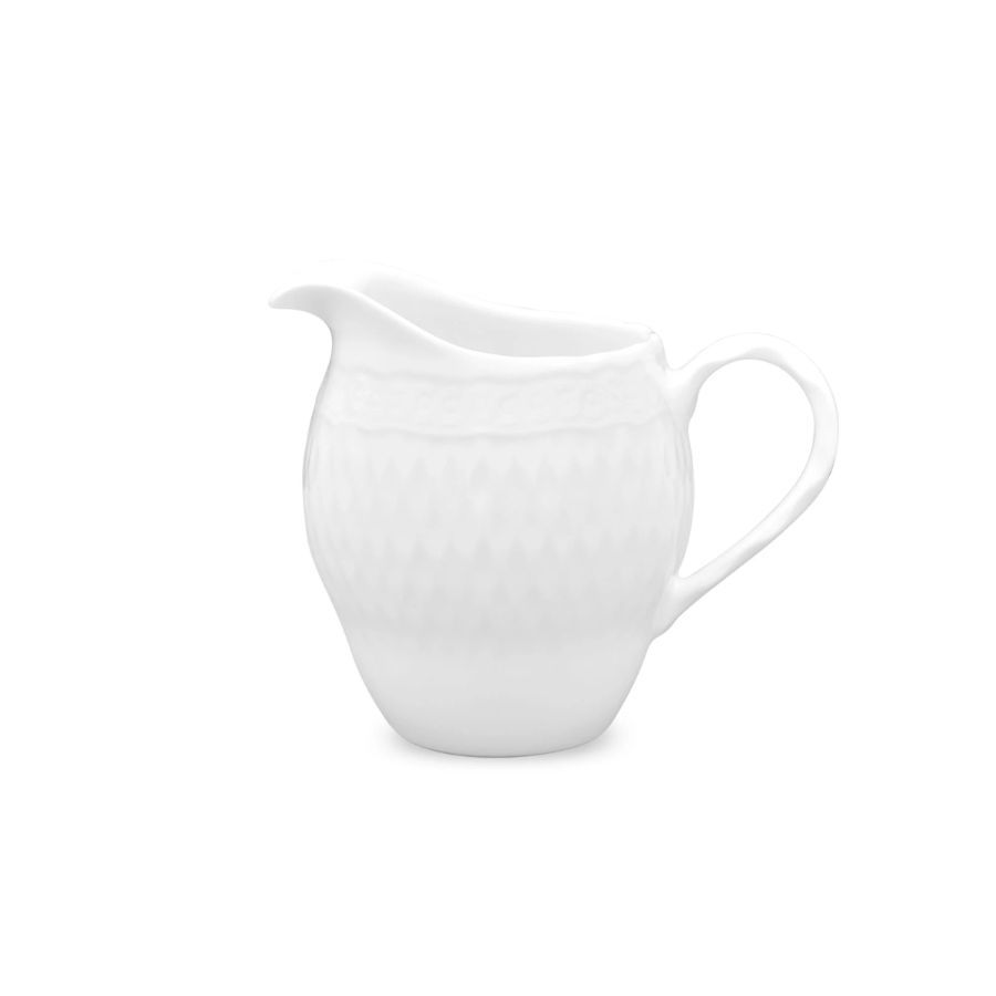 Bình (hũ) đựng sữa dung tích 290ml sứ trắng cao cấp | Cher Blanc 1655L - 94828